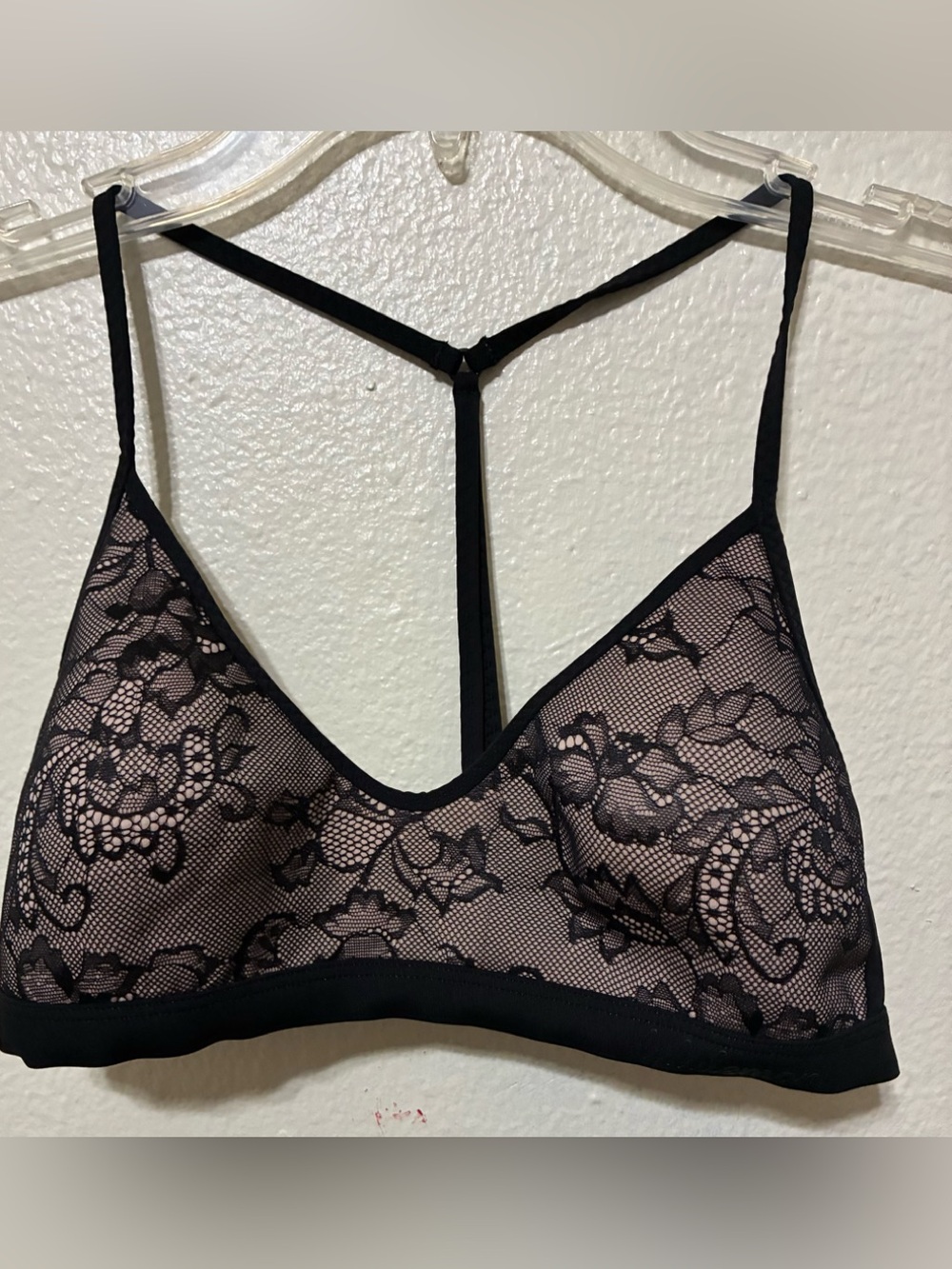 Lululemon Live in Lace Bralette in Black Muse